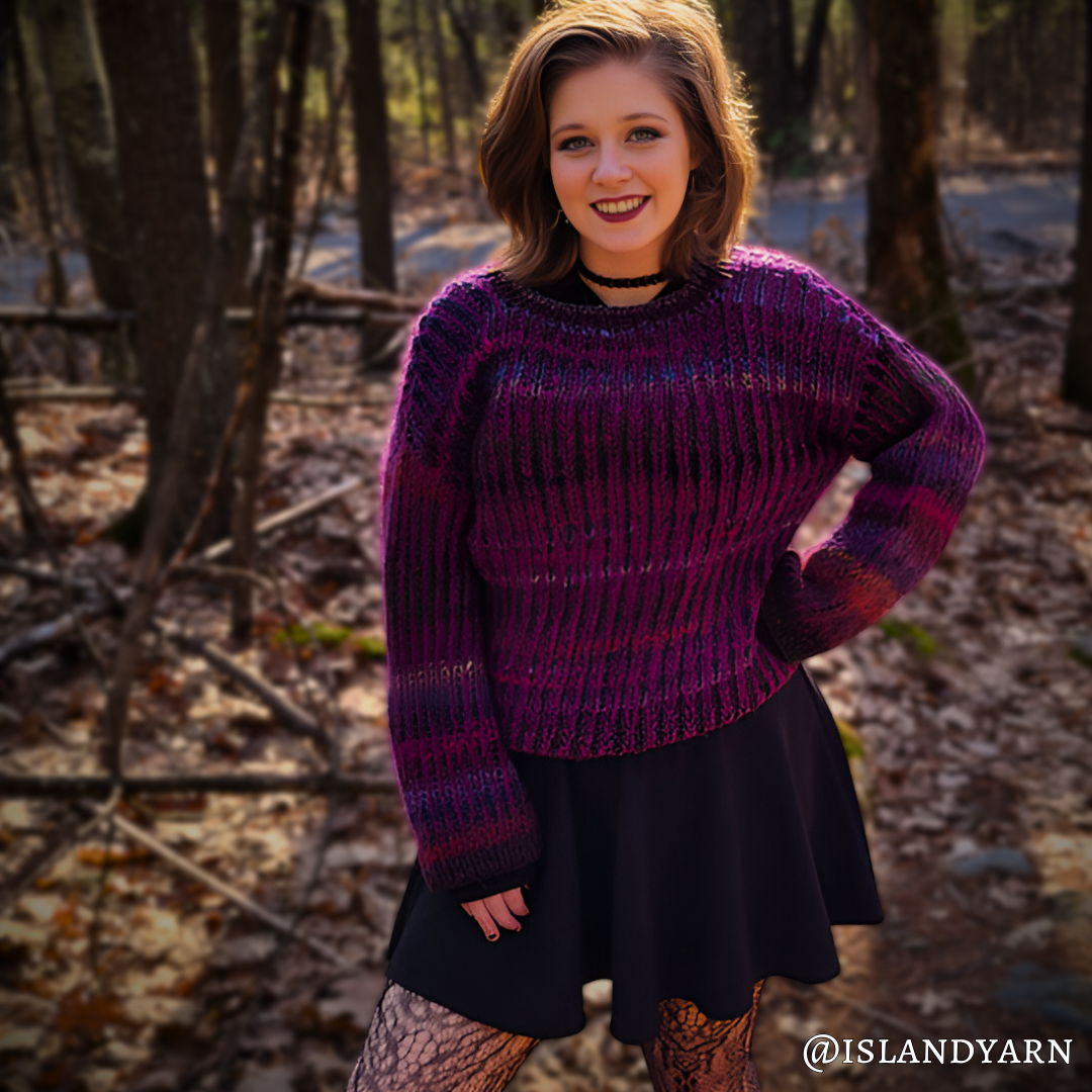 Brioche Lite Sweater Pattern