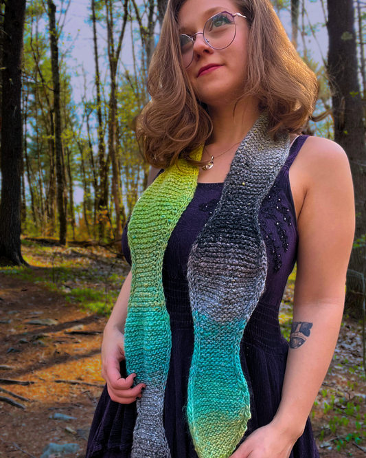 Warble Scarf Kit - June 2025 Featured pattern!