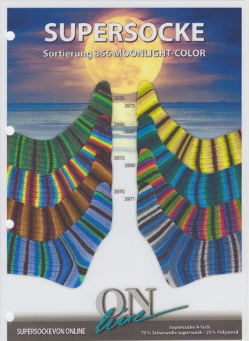 Online Sock Yarn - Moonlight Color With Aloe