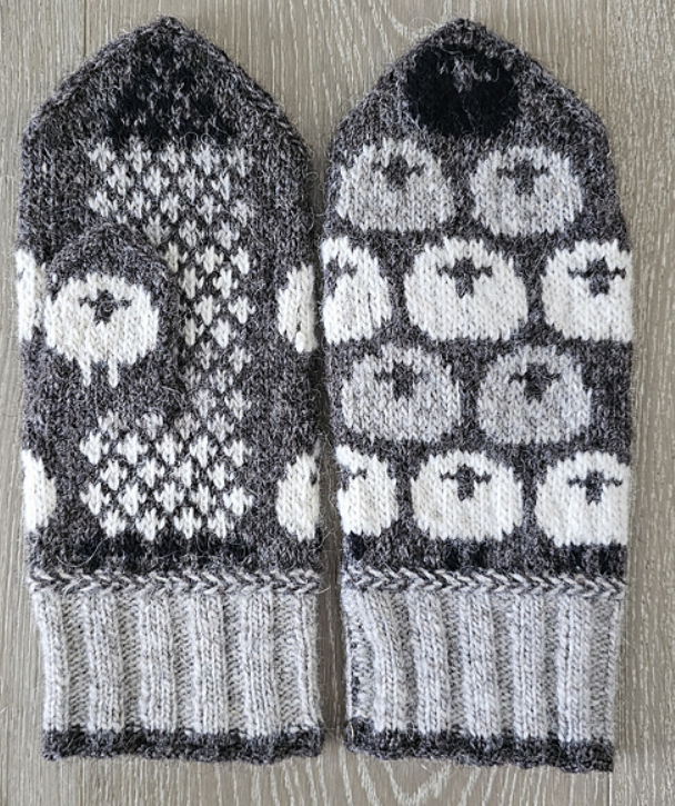 Stranded Mittens Class - Sunday, 10/12, 10/26, 11/9, 11am to 12:30pm