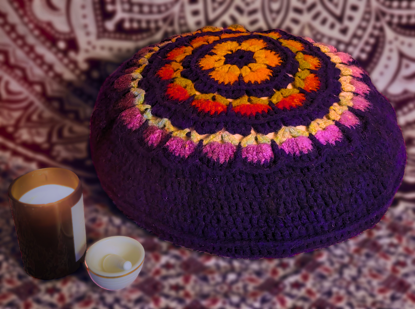 Focus Meditation Cushion Pattern (CROCHET)