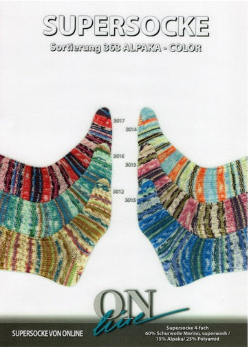 Online Sock Yarn - Alpaca Color 4-ply