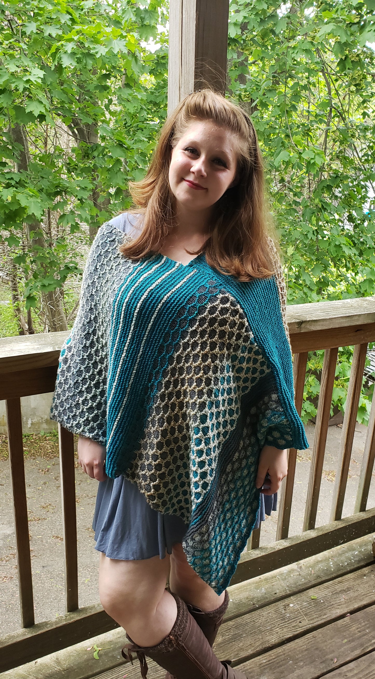 Honeycomb Hollow Poncho Kit