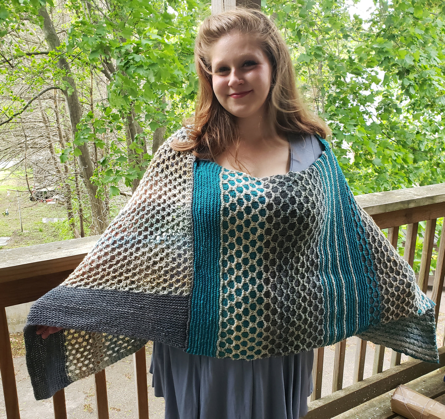 Honeycomb Hollow Poncho Kit