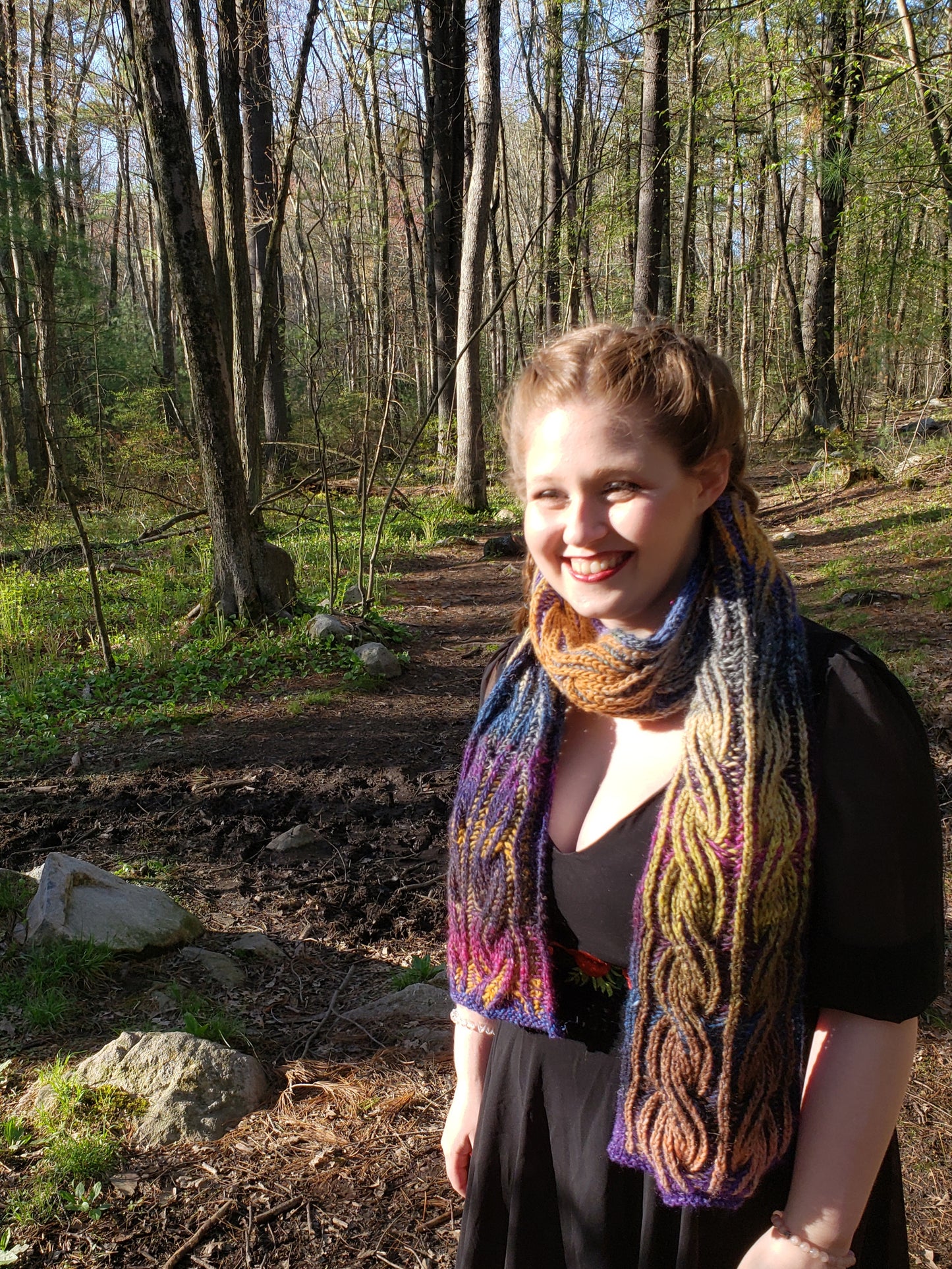 Double Vision Brioche Scarf Kit
