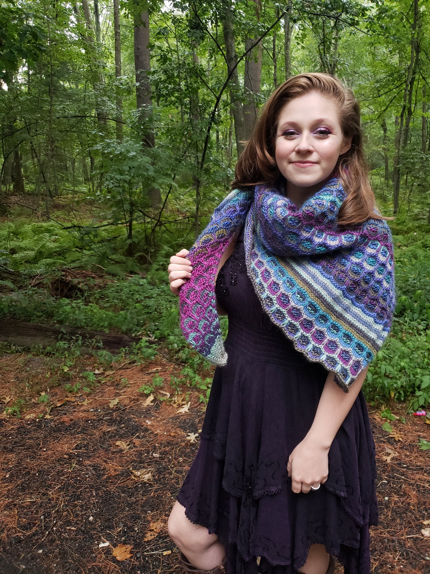 Big Dragon Scales Shawl Kit