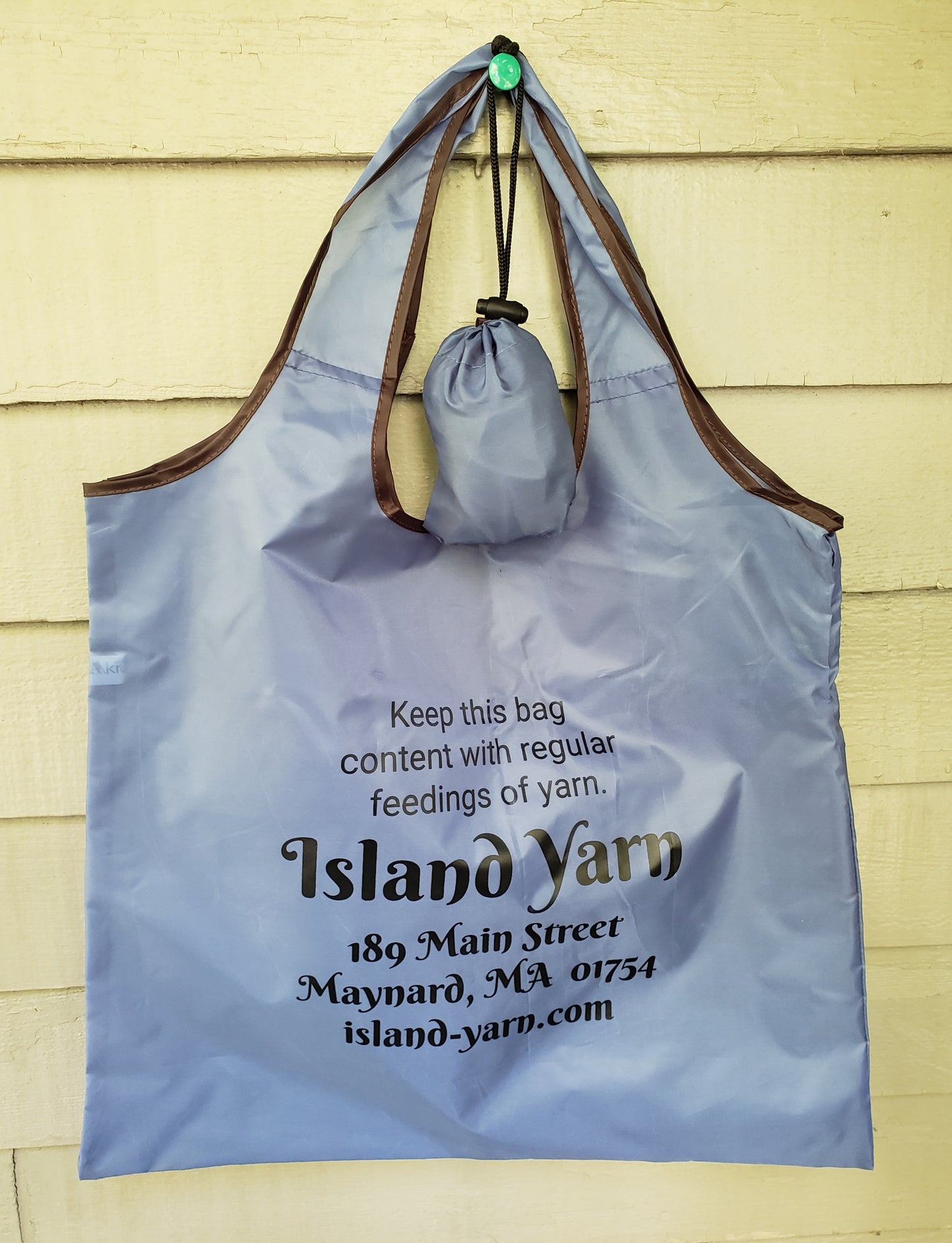Foldaway Island Yarn Shopping Bag