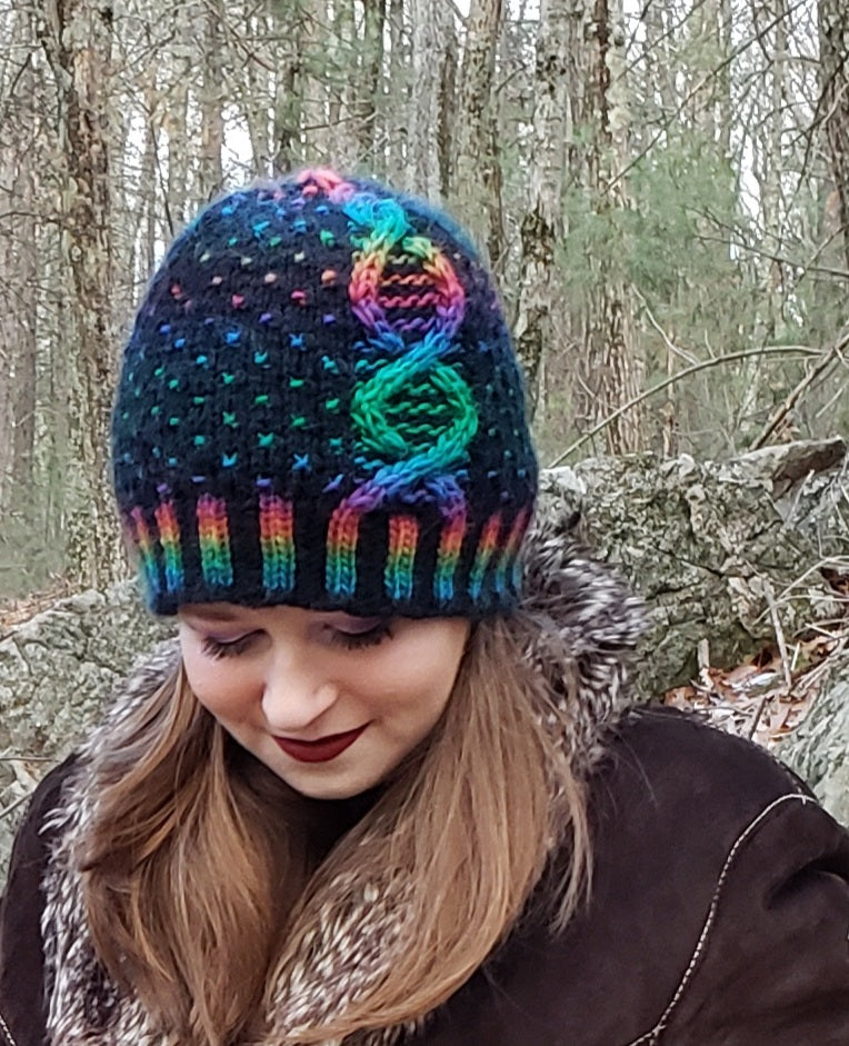 One Color Short of a Rainbow Hat and Mitts Kit