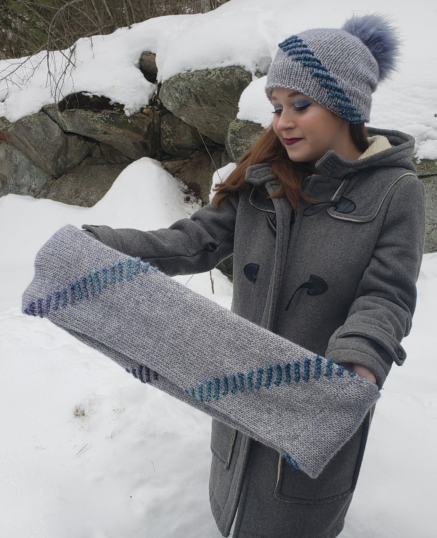 A Few Stairs Short of Heaven Cowl and Hat Kit
