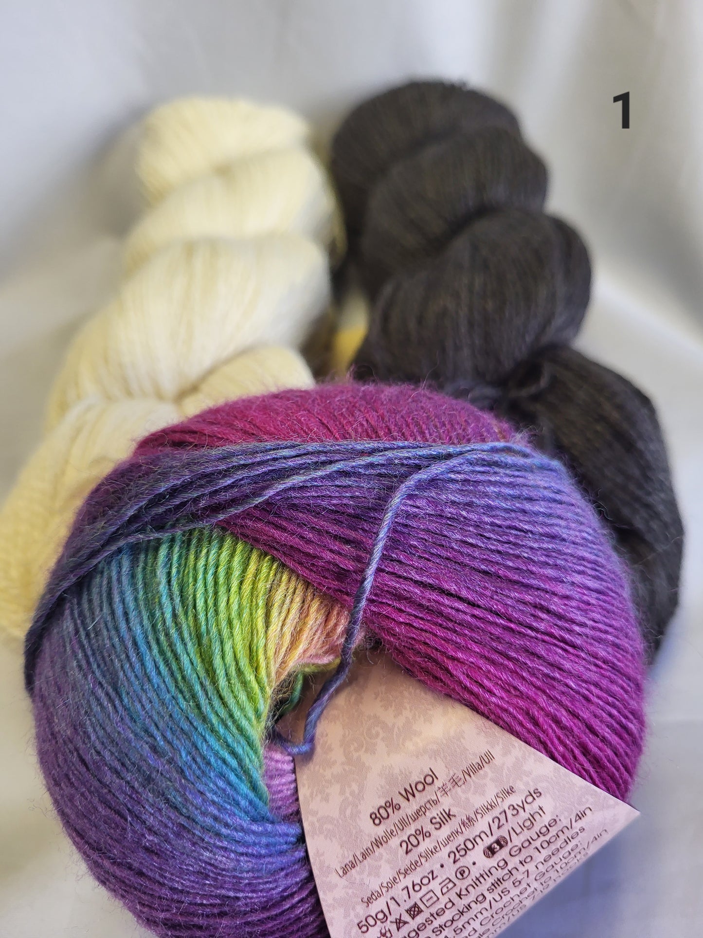 Silky Stripes Shawl Kit