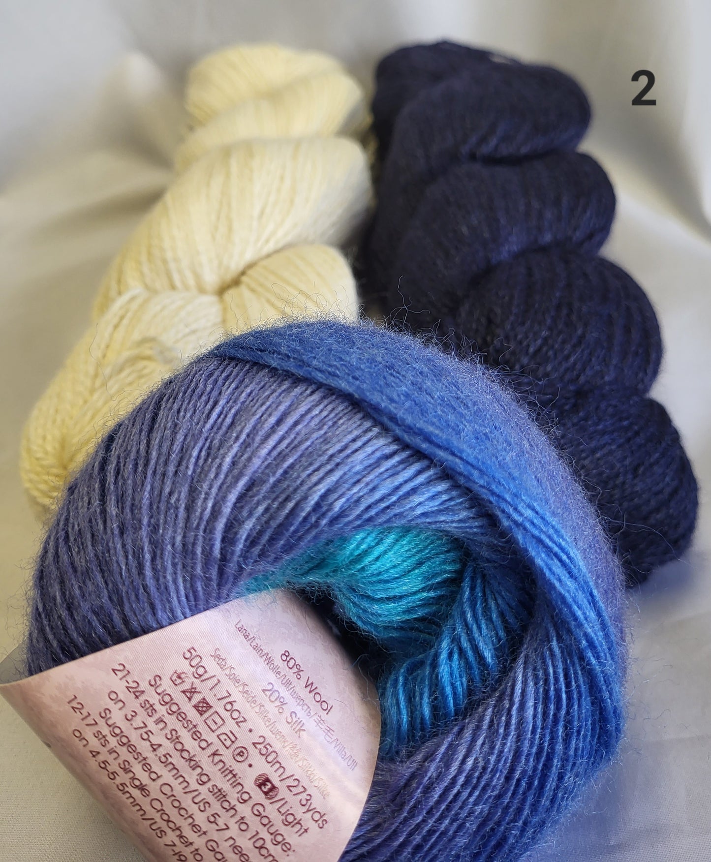 Silky Stripes Shawl Kit