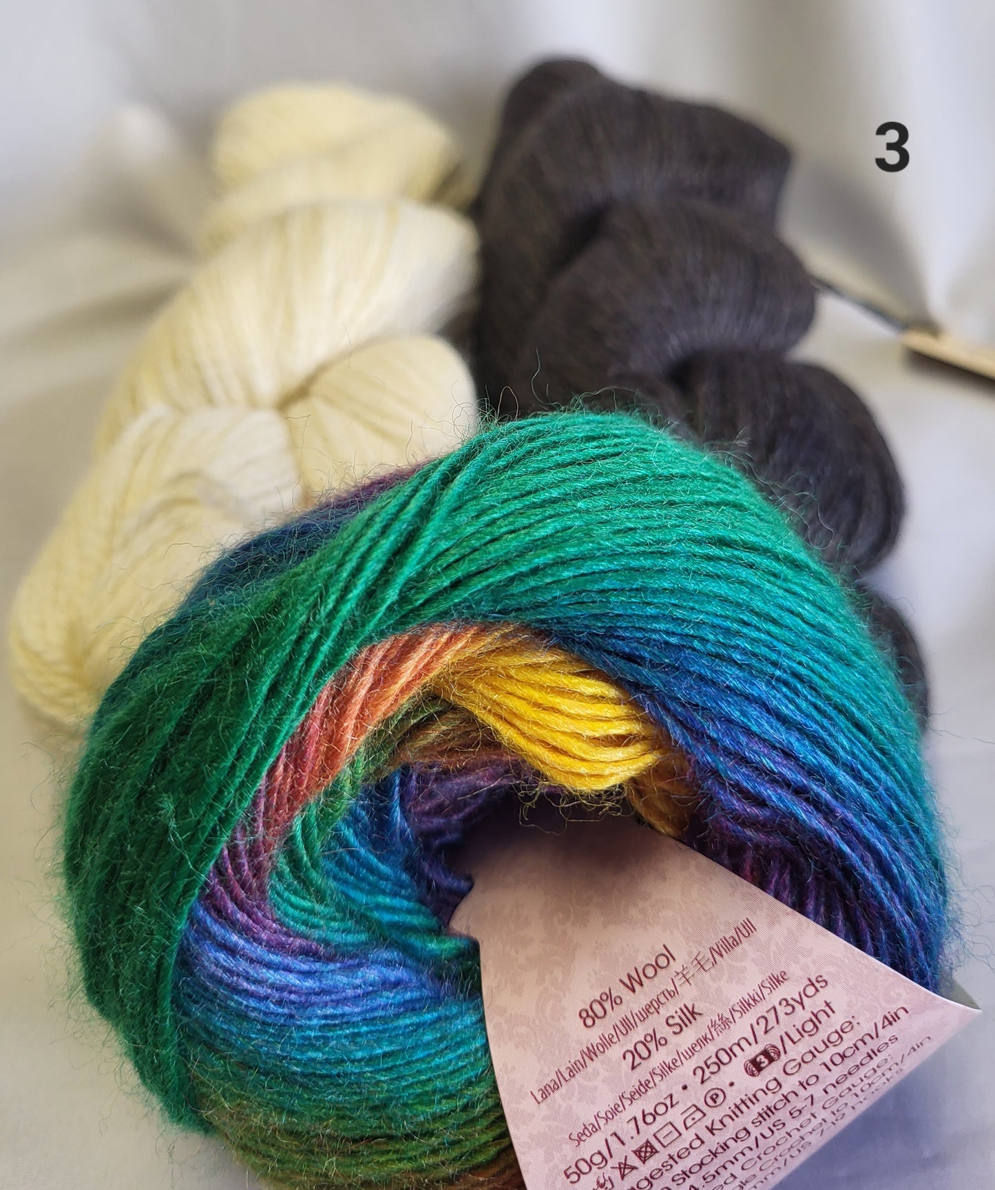 Silky Stripes Shawl Kit