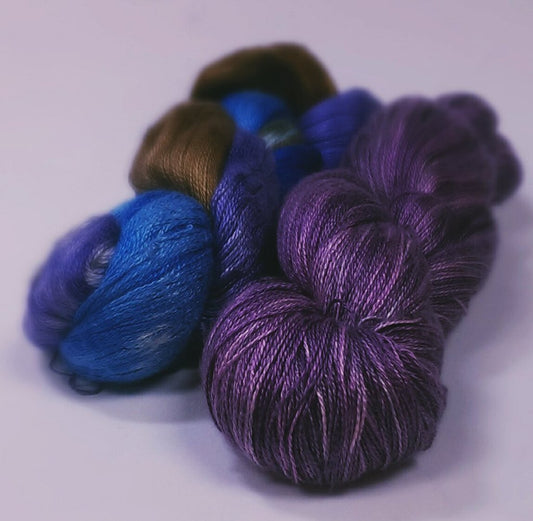 Island Yarn Lush Silk Lace Hand-dye