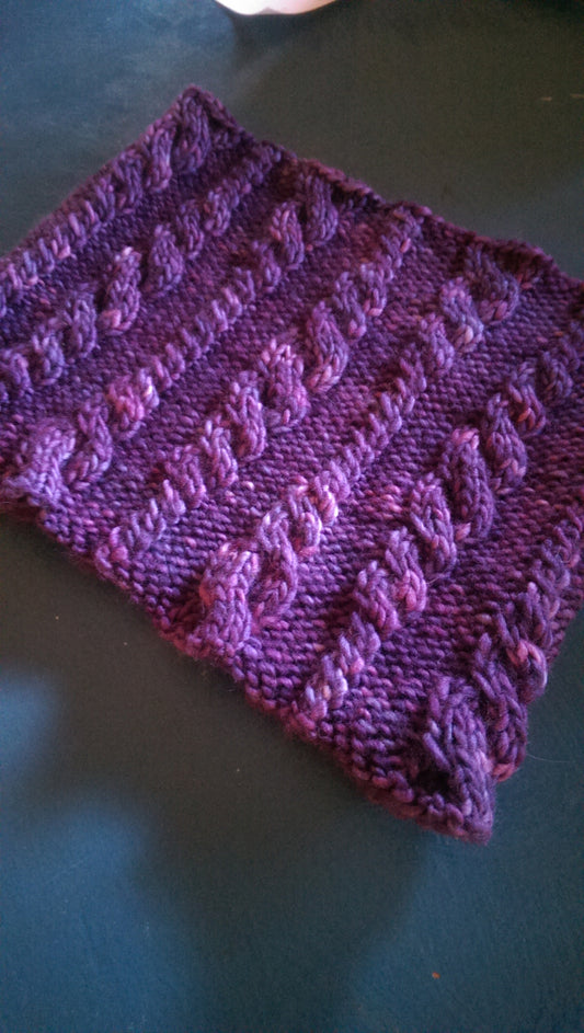 Elderberry Path Cowl/Scarf Pattern