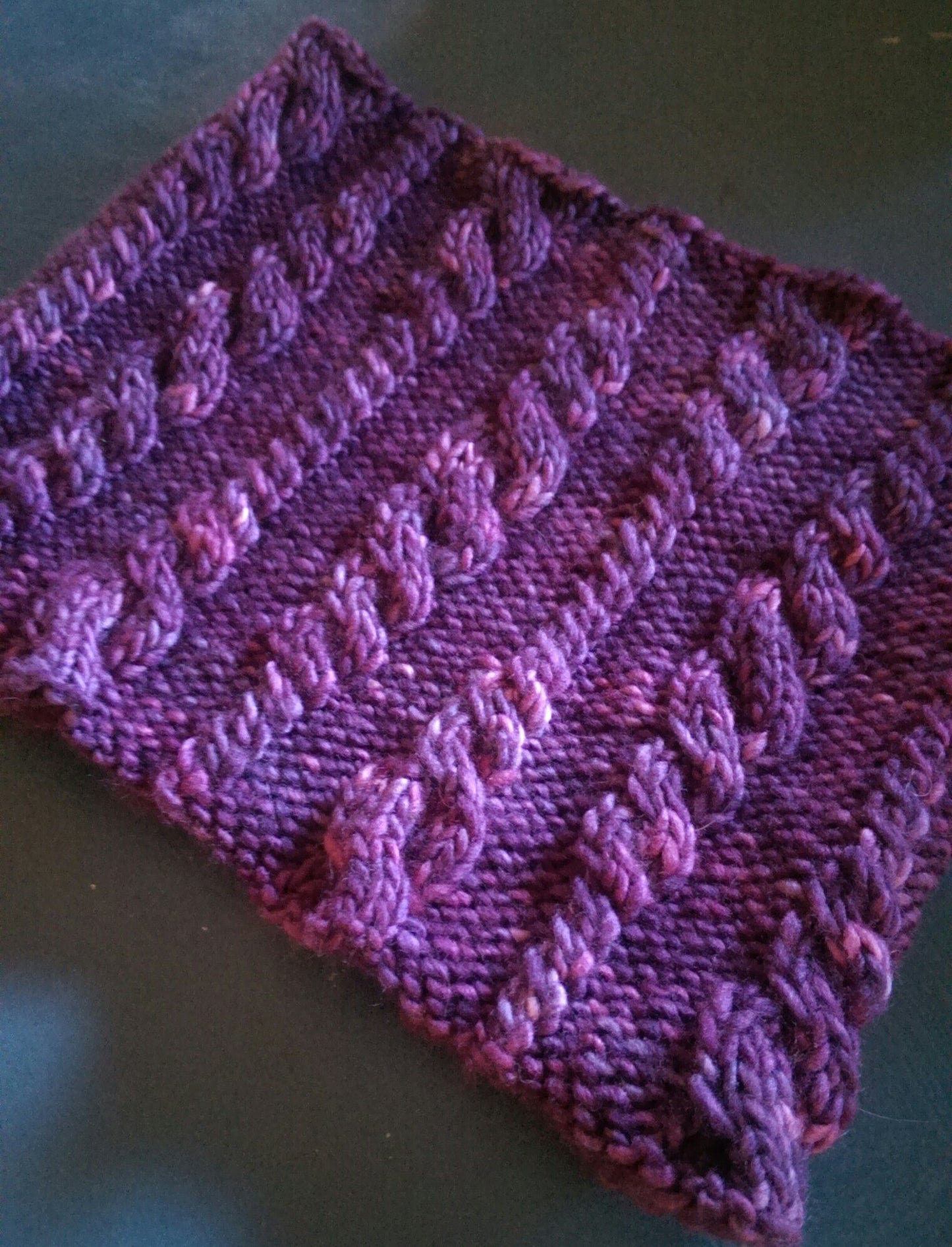 Elderberry Path Cowl/Scarf Pattern