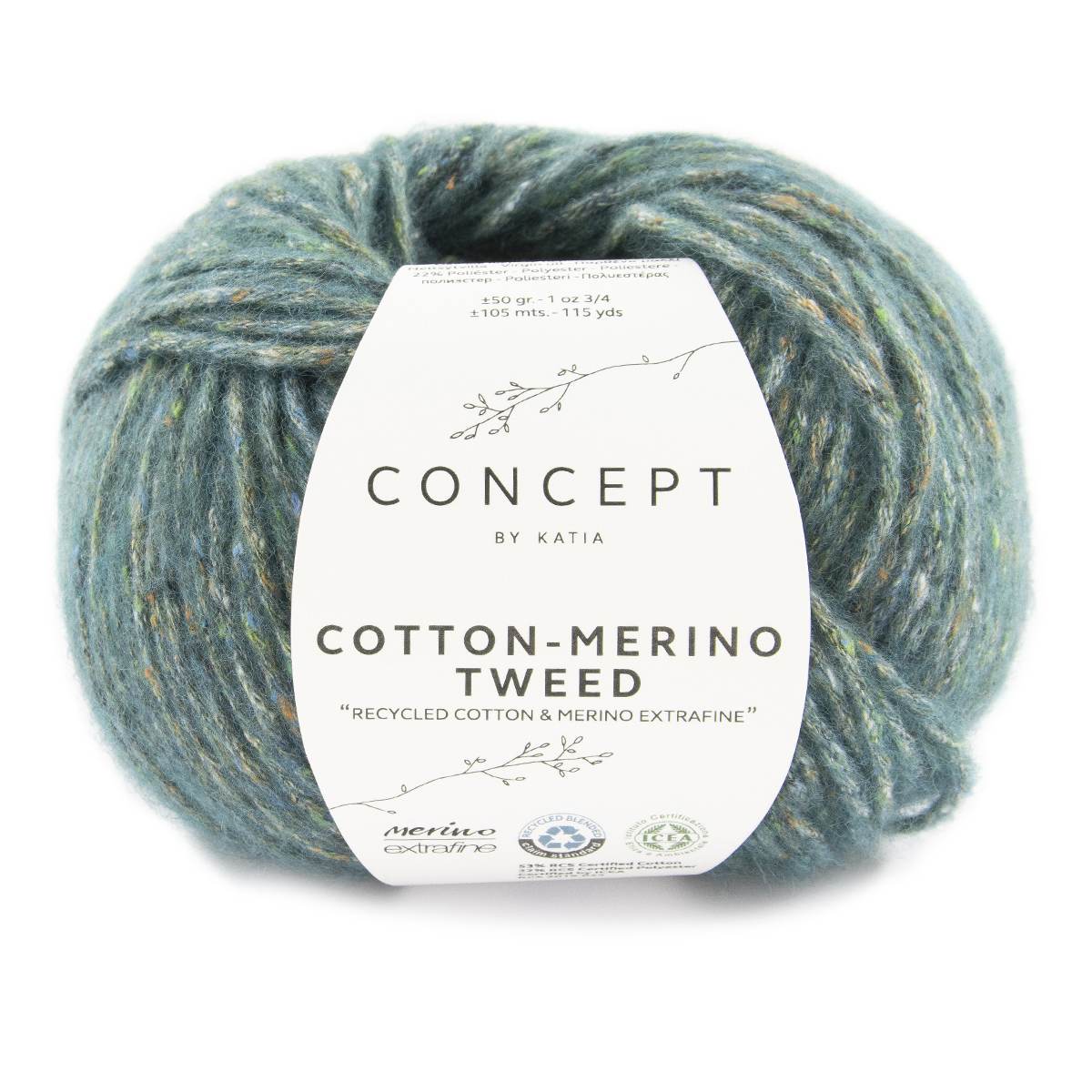 Katia Concept Cotton Merino Tweed - NOW 25% OFF!!