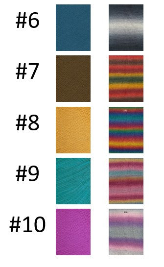 One Color Short of a Rainbow Hat and Mitts Kit