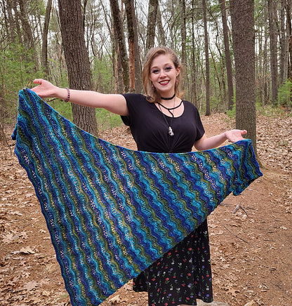 Solea Wave Shawl Pattern