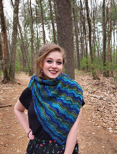 Solea Wave Shawl Pattern