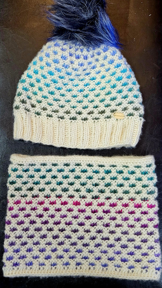 Dimples Hat and Cowl Kit