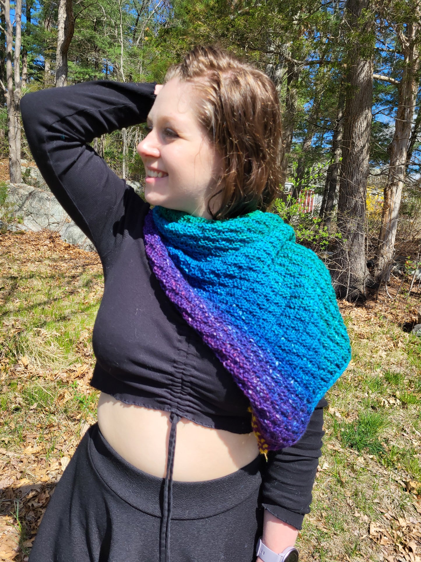 Chasing Rainbows Shawl Kit