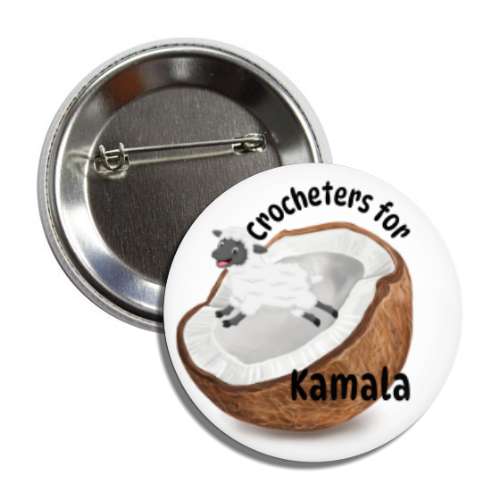 Knitters and Crocheters for Kamala Pins