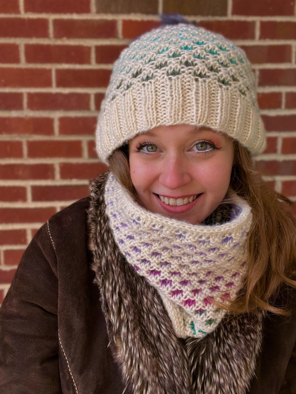 Dimples Hat and Cowl Kit