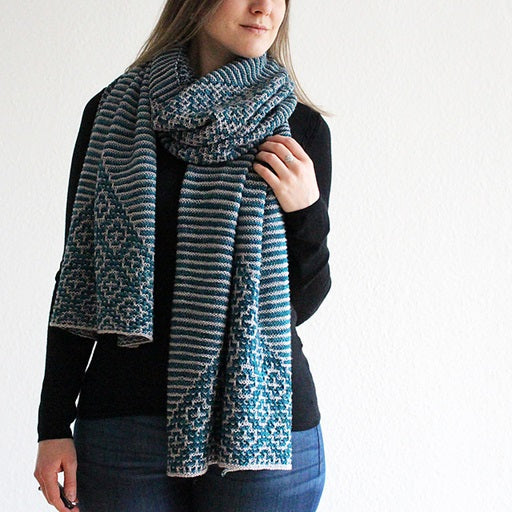 Knit Mosaic Shawl Class (Sunday, 2/1, 2/15, 3/1, 3/15, 11am - 12:30pm)
