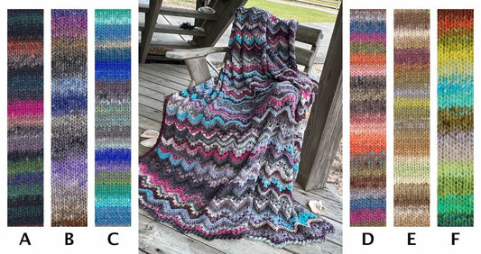 Six Day Beach House Crochet Blanket Drop-Ship Kit