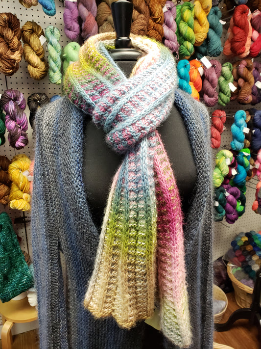 Frosted Multi Scarf with Amitola Grande