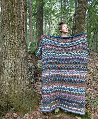 Dragon Scales Blanket Pattern Only