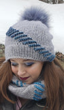 A Few Stairs Short of Heaven Cowl and Hat Kit - September 2023 FEATURED PATTERN!