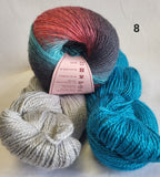 Silky Stripes Shawl Kit