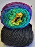 Cupcake Project Bag Kit - Crochet Version AND crochet+knit Version