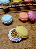 Macaroon stitch marker box and stitch markers