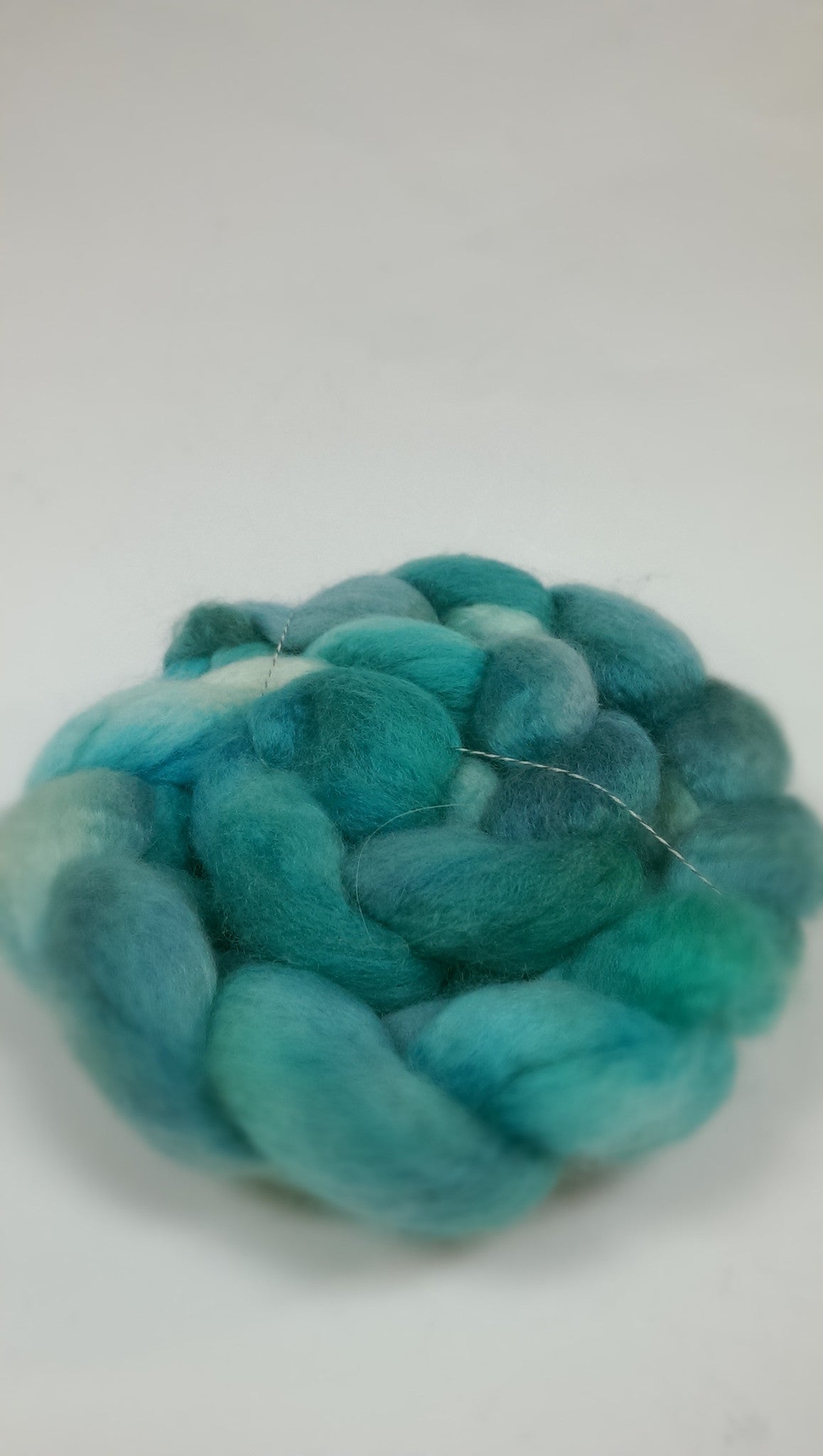 Island Yarn Hand-dyed Roving - BFL/Silk