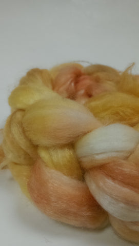 Island Yarn Hand-dyed Roving - Merino/Tencel